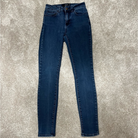 HARLOW HI RISE SKINNY BLUE JEANS SIZE 25 - Picture 2 of 10